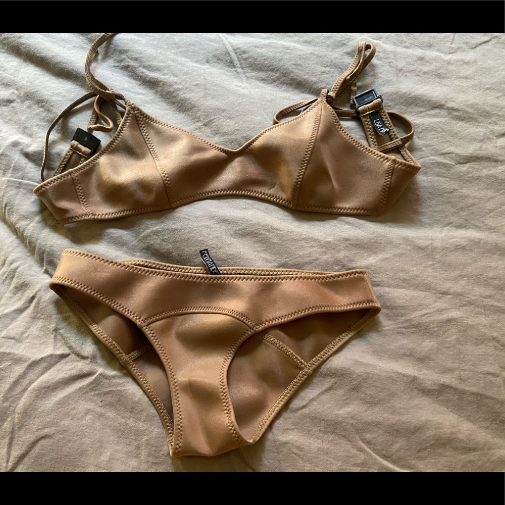 Lisa Marie Fernandez Bronze Bikini Size 1